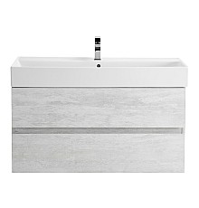 Тумба под раковину Cezares Molveno 46 80 MOLVENO 46-80-2C-SO-LB подвесная Legno Bianco
