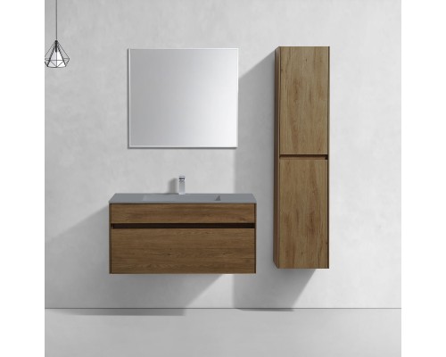 База под раковину Vincea Chiara 1000 подвесная 1 выкатной ящик Soft-close T.Oak