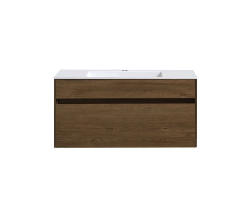 База под раковину Vincea Chiara 1000 подвесная 1 выкатной ящик Soft-close T.Oak