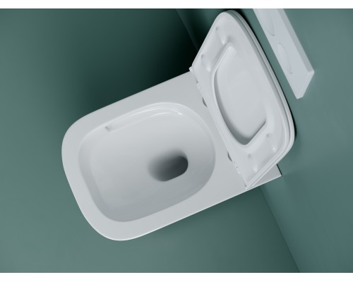 Подвесной унитаз Ceramicanova Union безободковый, смыв торнадо