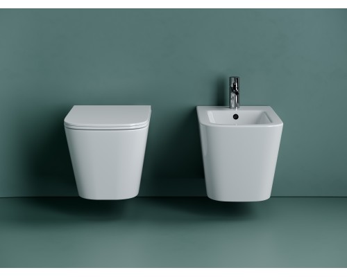 Подвесной унитаз Ceramicanova Union безободковый, смыв торнадо