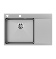 Кухонная мойка Paulmark Atlan EDGE 78 L PM777851-BSL Нержавеющая сталь