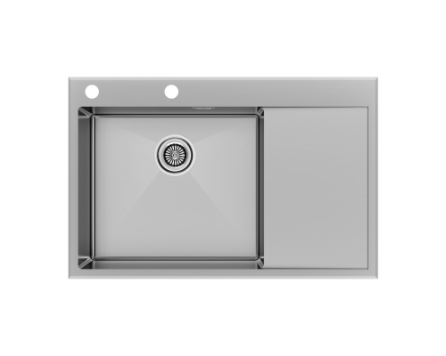 Кухонная мойка Paulmark Atlan EDGE 78 L PM777851-BSL Нержавеющая сталь