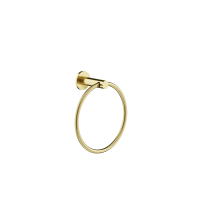 Полотенцедержатель SANCOS Base, кольцо, брашированное золото, PVD покрытие, SC9029BG