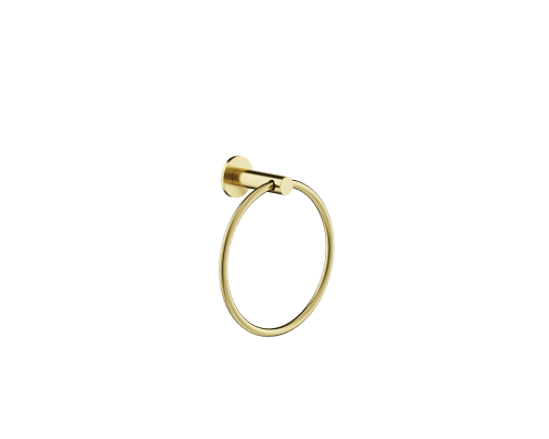 Полотенцедержатель SANCOS Base, кольцо, брашированное золото, PVD покрытие, SC9029BG