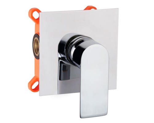 Встраиваемый смеситель AQG Alpha, для душа, хром