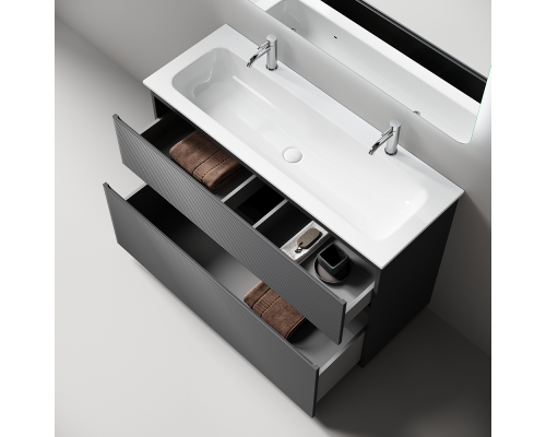 Тумба под раковину Напольная Sancos Folk Floor 119.5 FL120FGS Grey soft