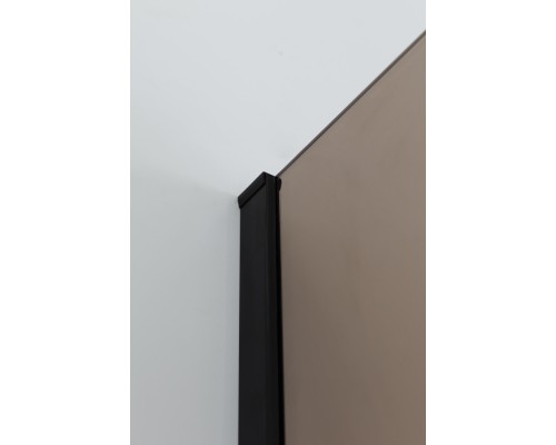 Душевая перегородка Cezares Liberta 120 LIBERTA-L-1-120-BR-NERO Черный матовый