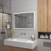 Зеркало Континент Frame White 1000x700 ЗЛП2 с подсветкой с сенсорным выключателем