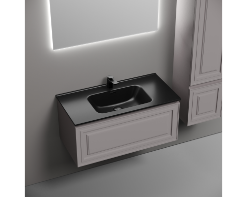 Тумба под раковину подвесная Sancos Very 89х44х40,, с доводчиками, Doha Soft, VR90SM