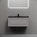 Тумба под раковину подвесная Sancos Very 89х44х40,, с доводчиками, Doha Soft, VR90SM
