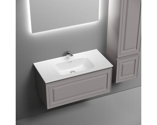 Тумба под раковину подвесная Sancos Very 89х44х40,, с доводчиками, Doha Soft, VR90SM