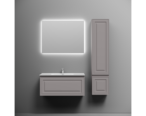 Тумба под раковину подвесная Sancos Very 89х44х40,, с доводчиками, Doha Soft, VR90SM