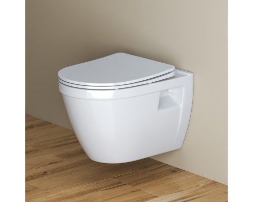 Унитаз BelBagno Loto BB070CHR/SC подвесной с сиденьем Микролифт