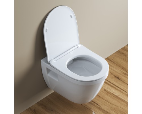 Унитаз BelBagno Loto BB070CHR/SC подвесной с сиденьем Микролифт