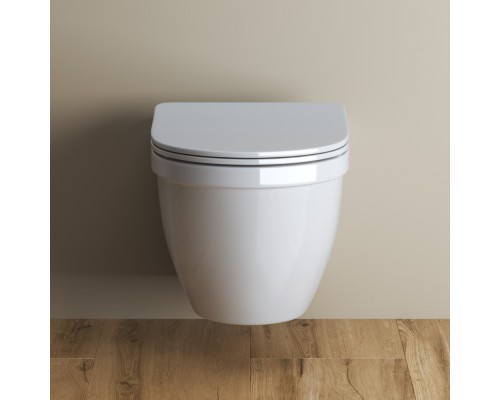 Унитаз BelBagno Loto BB070CHR/SC подвесной с сиденьем Микролифт