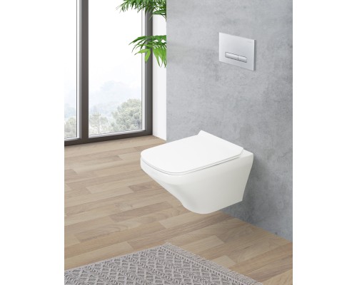 Унитаз BelBagno Sela подвесной Белый с сиденьем Микролифт
