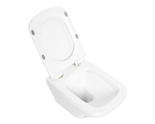 Унитаз BelBagno Sela подвесной Белый с сиденьем Микролифт