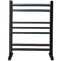 Полотенцесушитель Ника MODERN ЛМ-5 60/50 RAL9005 черный матовый с вентилями