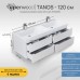 Тумба под двойную раковину подвесная Uperwood Tanos 120х45х50 см, белая, 4 ящика