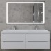 Тумба под двойную раковину подвесная Uperwood Tanos 120х45х50 см, белая, 4 ящика