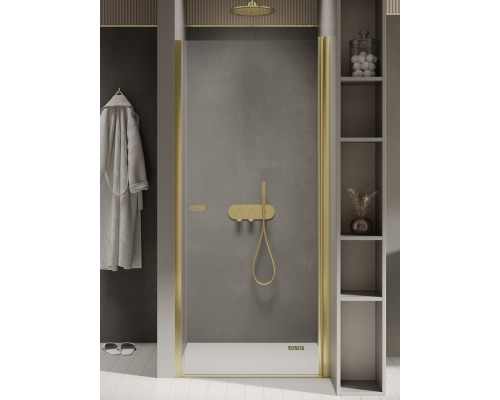 Дверь в нишу NEW TRENDY NEW SOLEO LIGHT GOLD 70x195 светлое золото