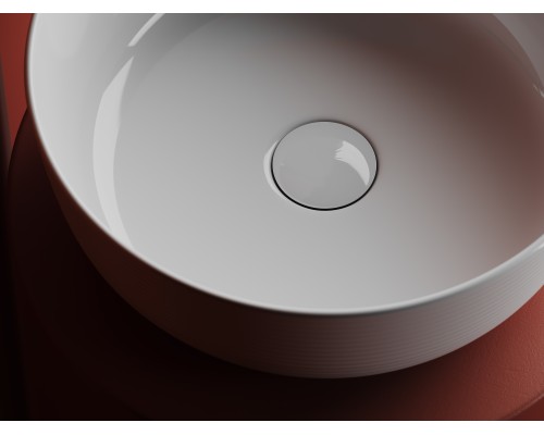 Раковина накладная Ceramicanova 356x356x135, белый