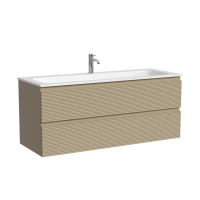 Тумба под раковину Настенная Sancos Folk 119.5 FL120CP Капучино