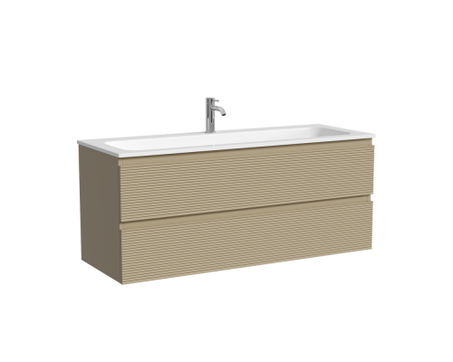 Тумба под раковину Настенная Sancos Folk 119.5 FL120CP Капучино