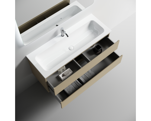 Тумба под раковину Настенная Sancos Folk 119.5 FL120CP Капучино