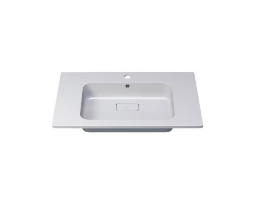 Раковина для ванной Uperwood Lagoon 80х48х14,2 см, белая глянцевая