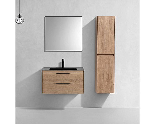 База под раковину Vincea Chiara 2D 800 подвесная 2 выкатных ящика Soft-close N.Oak База под раковину Vincea Chiara 2D 800 подвесная 2 выкатных ящика Soft-close N.Oak