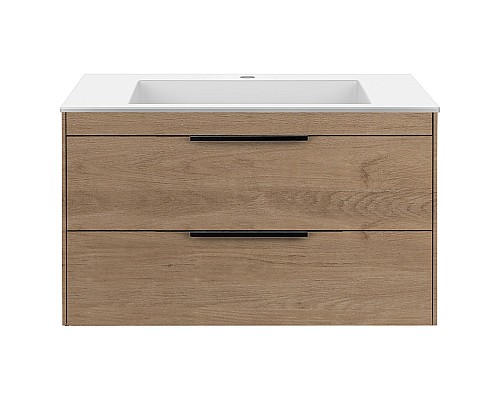 База под раковину Vincea Chiara 2D 800 подвесная 2 выкатных ящика Soft-close N.Oak База под раковину Vincea Chiara 2D 800 подвесная 2 выкатных ящика Soft-close N.Oak