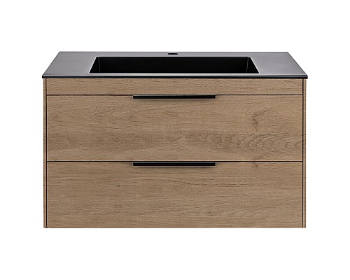 База под раковину Vincea Chiara 2D 800 подвесная 2 выкатных ящика Soft-close N.Oak База под раковину Vincea Chiara 2D 800 подвесная 2 выкатных ящика Soft-close N.Oak