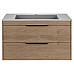 База под раковину Vincea Chiara 2D 800 подвесная 2 выкатных ящика Soft-close N.Oak