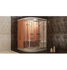 Кабина с финской сауной FRANK F915L левосторонняя 150x150 см