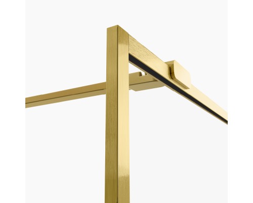 Душевое ограждение NEW TRENDY AVEXA GOLD BRUSHED 90x200 брашированное золото