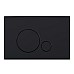 Клавиша смыва BelBagno Sfera BB017-SR-NERO.M Черная матовая