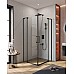 Душевой уголок Cezares Slider 90x90 SLIDER-A-2-90/100-C-NERO Черный матовый