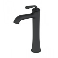 Смеситель для раковины высокий Wonzon&Woghand, Черный матовый