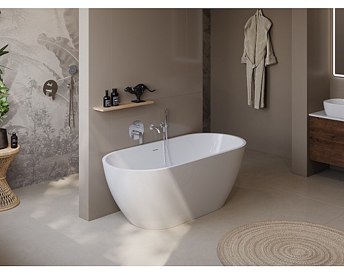 Акриловая ванна BelBagno Uno 140x72 BB701-1400-720-K без гидромассажа Акриловая ванна BelBagno Uno 140x72 BB701-1400-720-K без гидромассажа