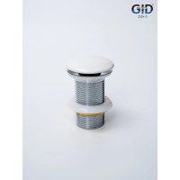 Белый матовый керамический донный клапан Gid Whm100 74403k