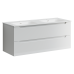 Тумба под раковину SANCOS Norma 2.0 1190х450х500 2W, c двумя ящиками, белый глянец