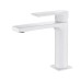Однорычажный смеситель для раковины AQG Alpha, белый матовый