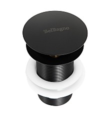 Донный клапан BelBagno BB-SC-NERO Сlick-Сlack Черный матовый