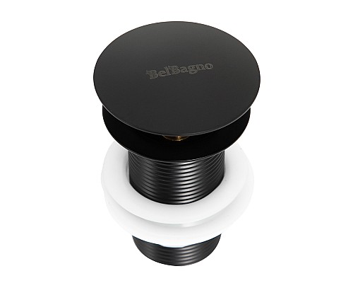 Донный клапан BelBagno BB-SC-NERO Сlick-Сlack Черный матовый Донный клапан BelBagno BB-SC-NERO Сlick-Сlack Черный матовый