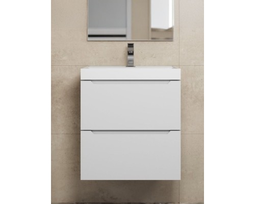 Раковина для ванной 50 см, Uperwood Classic, белая глянцевая