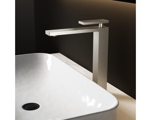 Смеситель для раковины Vincea Dice VBF-2DS2BN однорычажный, сатин