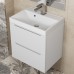 Тумба под раковину 50 см, Uperwood Tanos, белая матовая