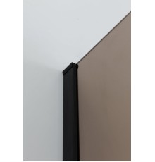 Душевой уголок Cezares Slider 70x100 Черный матовый